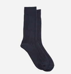 Chaussettes Cotton Wool Navy