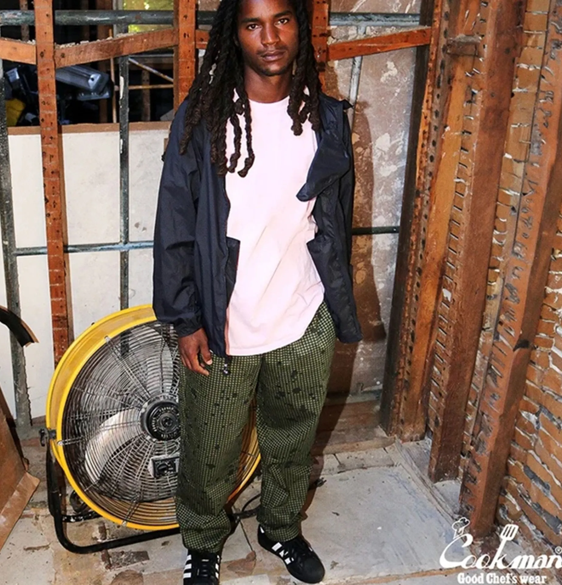 Chef Pant Splash Camo Olive