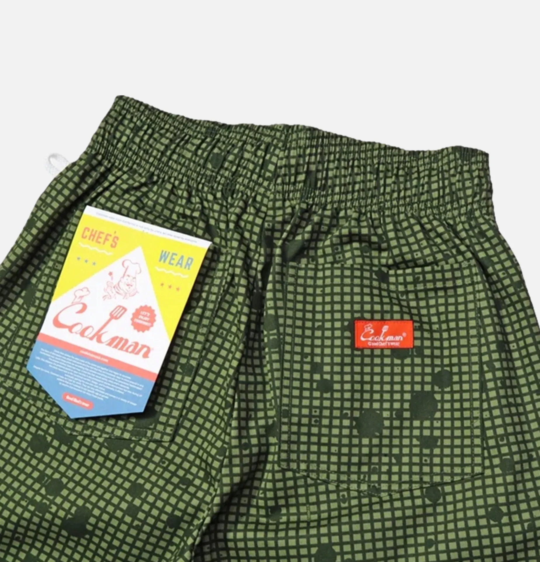 Chef Pant Splash Camo Olive