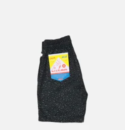 Chef Short Black Leopard