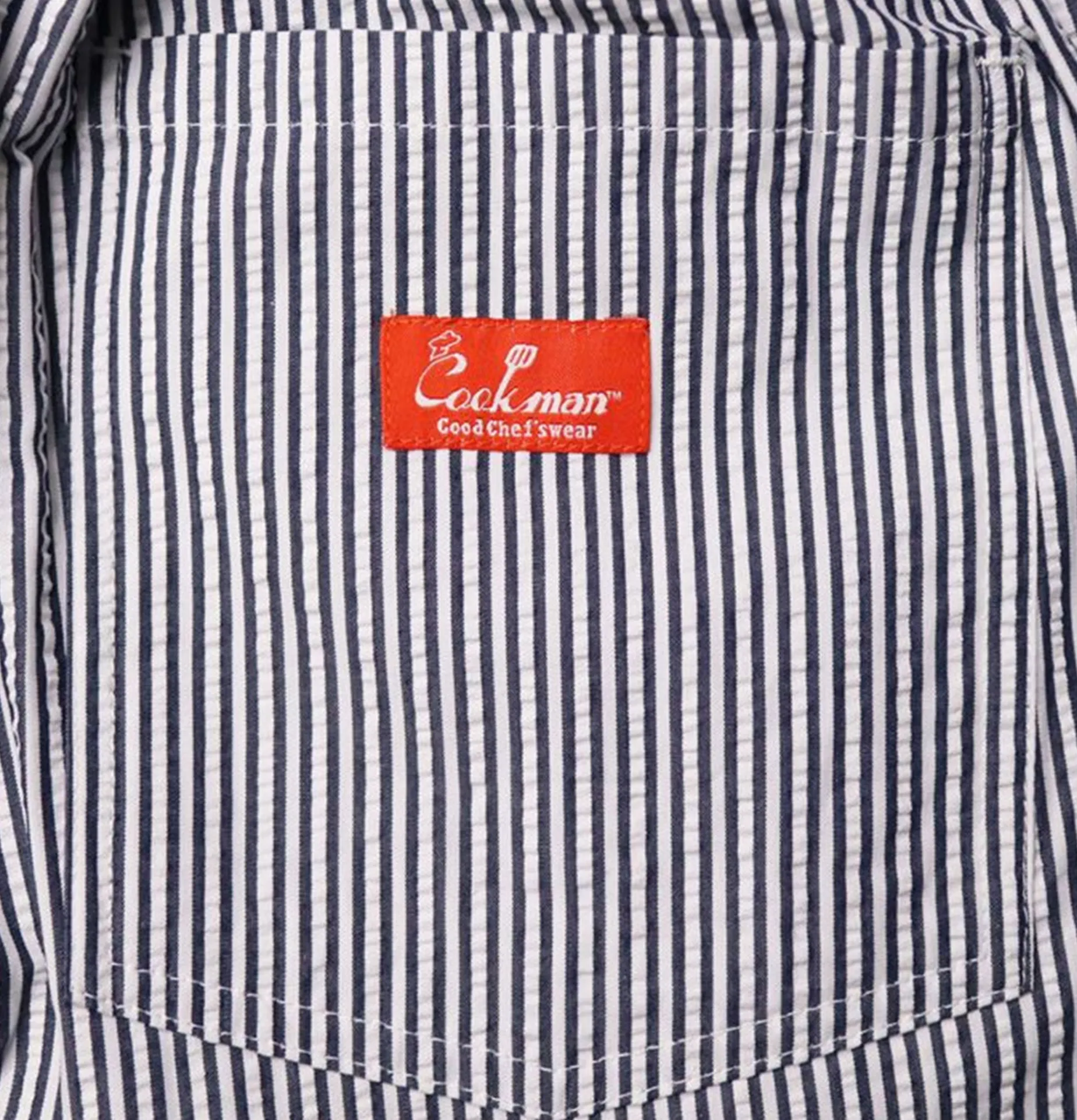 Chef Short Seersucker Navy