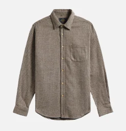 Chemise Abstract Pied Charcoal