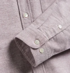 Chemise Brushed Oxford Bordeaux