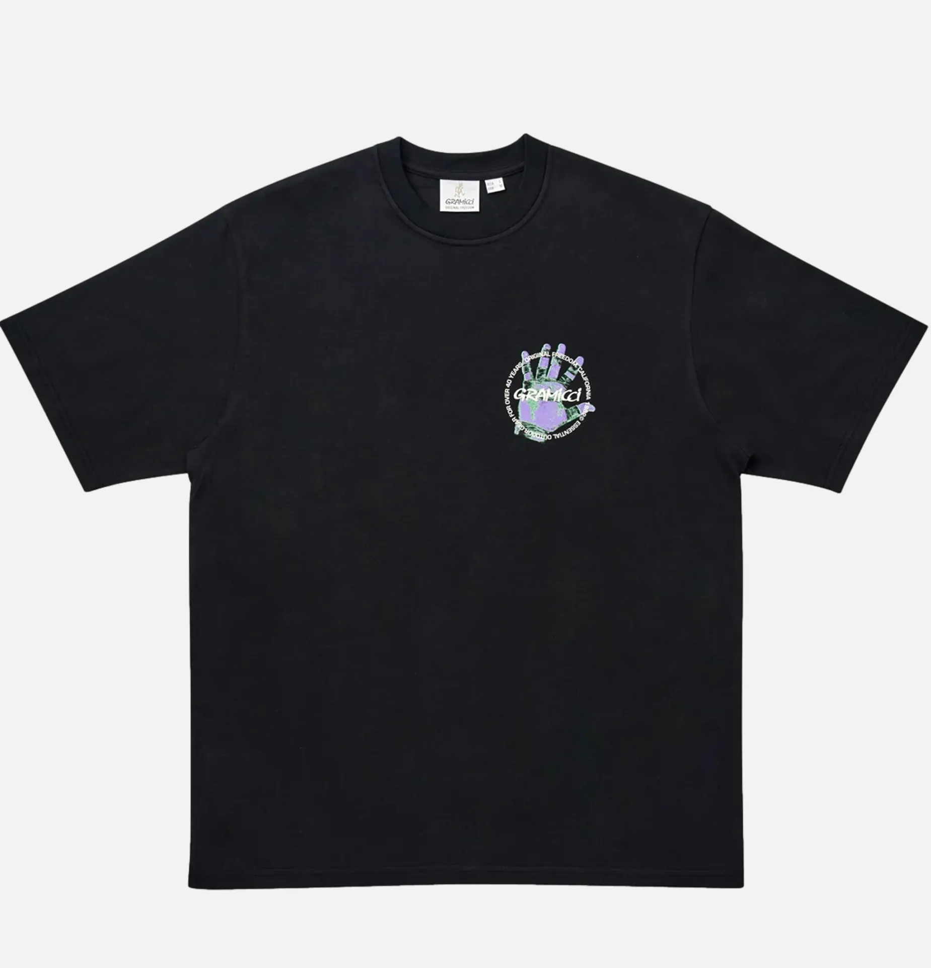Climbers Hand Tee Vintage Noir