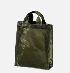 Covered Parachute Document Bag Olive