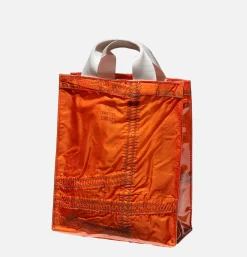 Covered Parachute Document Bag Orange