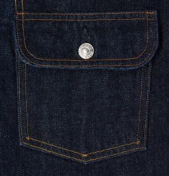 Denim Jacket 14oz Kurabo Red