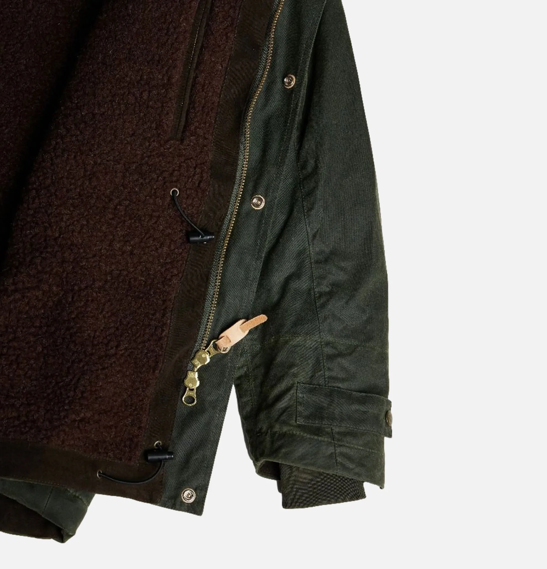 Long Moutain Parka Wax Green