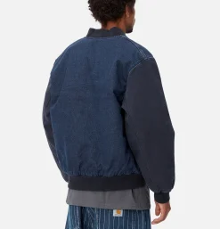 Paxon Bomber Navy Stone Washed