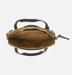 Rugged Compact Briefcase Tan