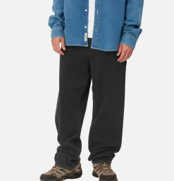 Single Knee Pant Denim Noir Stone Washed