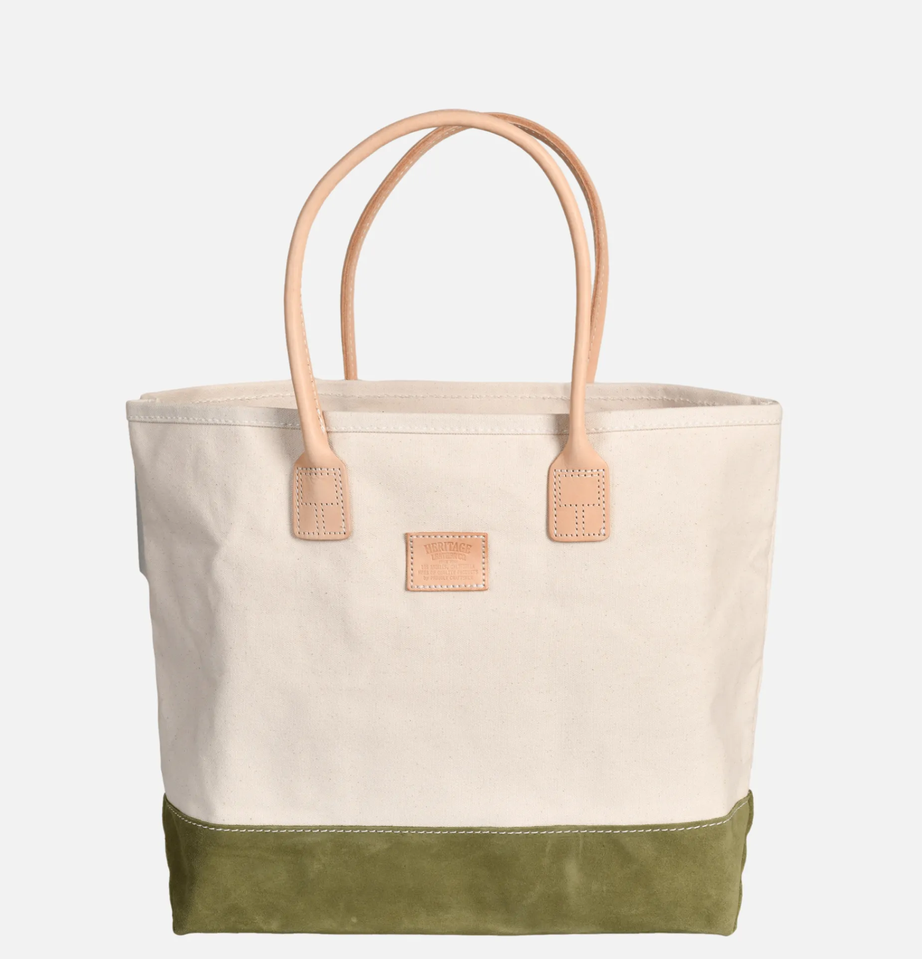 Suede Day Tote Bag Vert