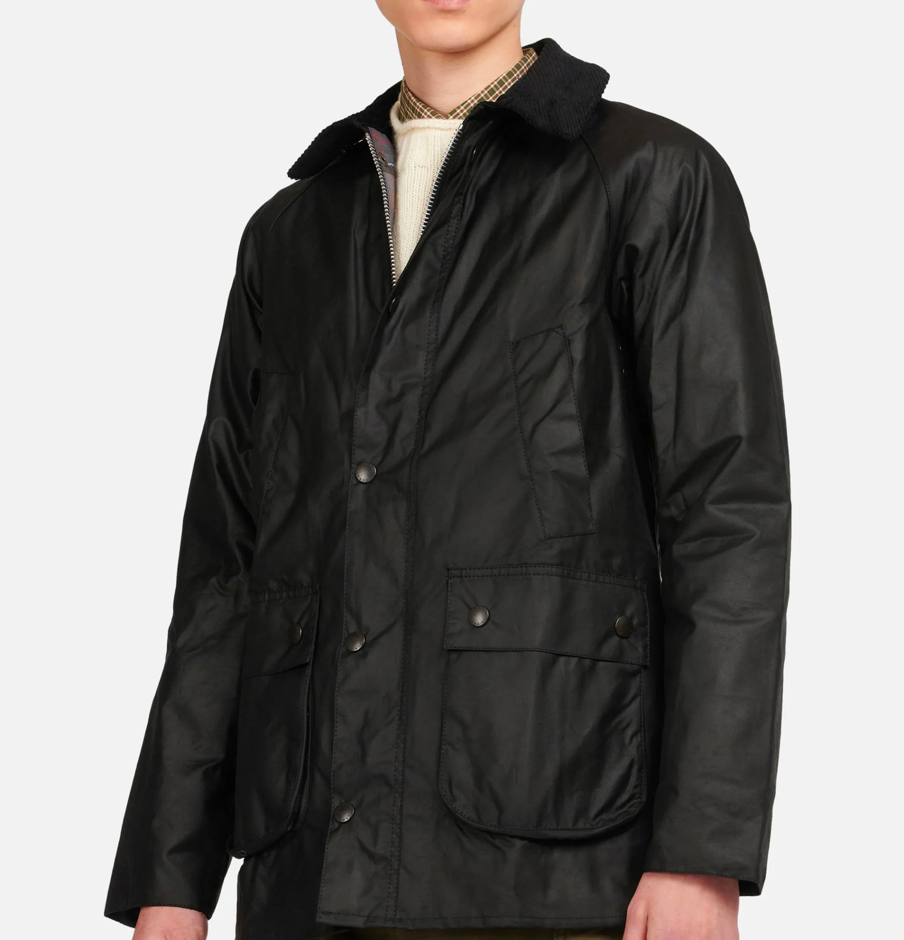Veste Bedale SL Wax Black